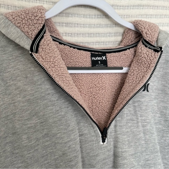 Hurley Cropped Fleece Hoodie - Picture 3 of 4